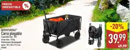 ALDI ADVENTURIDGE Carro plegable oferta
