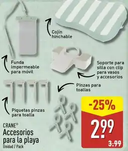 ALDI CRANE Accesorios para la playa oferta