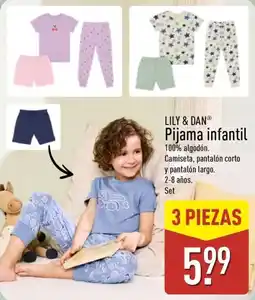 ALDI LILY & DAN Pijama infantil oferta