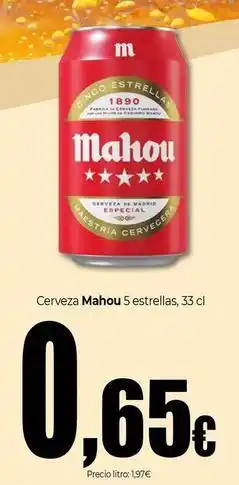 Unide Market Mahou - cerveza 5 estrellas oferta