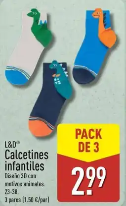 ALDI L&D Calcetines infantiles oferta