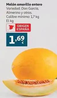 Alcampo Melón amarillo entero oferta