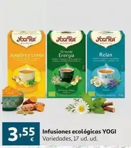 Alcampo Infusion classic bio yogi tea 17 uds 37,4 grs oferta