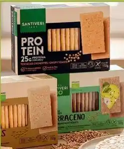 Alcampo Tostadas ligeras s/glutentrigo sarraceno bio santiveri 100 g oferta