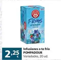 Alcampo Te frio verde con hierbabuena pompadour 20 und 40 g oferta