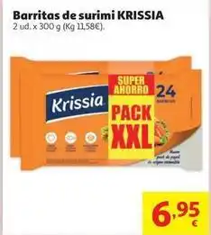 Alcampo Krissia - barritas de surimi oferta