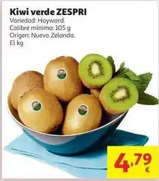 Alcampo Zespri - kiwi verde oferta