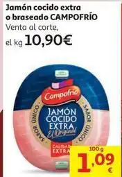 Alcampo Campofrío - jamon cocido extra o braseado oferta