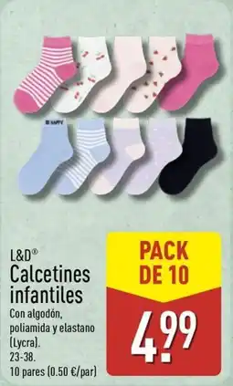 ALDI L&D Calcetines infantiles oferta