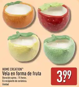 ALDI HOME CREATION Vela en forma de fruta oferta