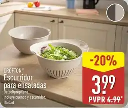 ALDI CROFTON Escurridor para ensaladas oferta