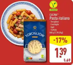ALDI CUCINA Pasta italiana oferta