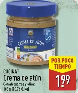 ALDI CUCINA Crema de atún oferta