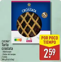 ALDI CUCINA Tarta crostata oferta