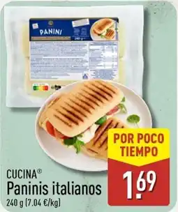 ALDI CUCINA Paninis italianos oferta