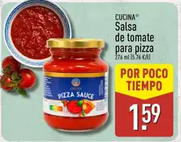 ALDI CUCINA Salsa de tomate para pizza oferta