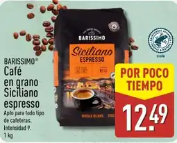 ALDI BARISSIMO Café en grano Siciliano espresso oferta