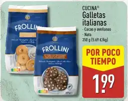 ALDI CUCINA Galletas italianas oferta