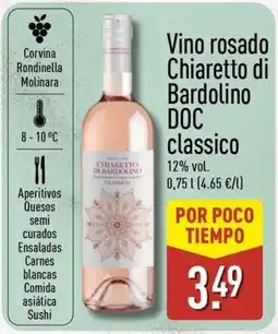 ALDI Vino rosado Chiaretto di Bardolino DOC classico oferta