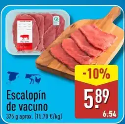 ALDI Escalopín de vacuno oferta