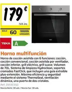 Obramat Teka - horno multifuncion oferta