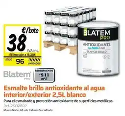 Obramat Solo - brillo antioxidante al agua interior/exterior oferta