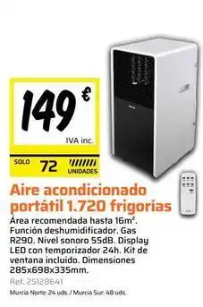 Obramat Solo - aire acondicionado portátil 1720 frigorias oferta