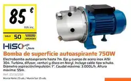 Obramat Solo - bomba de superficie autoaspirante 750w oferta