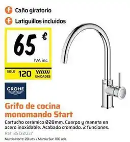 Obramat Solo - caño giratorio oferta