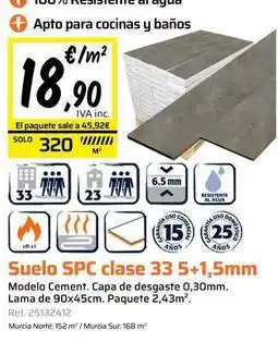 Obramat Solo - suelo spc clase 33 5+ oferta
