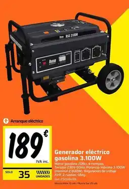 Obramat Hoover - generador electrico gasolina oferta