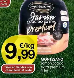 CashDiplo Montesano - jamón cocido extra premium oferta