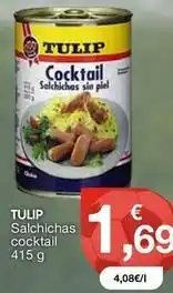 CashDiplo Tulipa - salchichas cocktail oferta