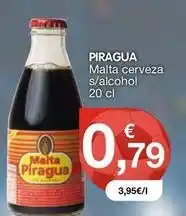 CashDiplo Piragua - malta cerveza s/alcohol oferta