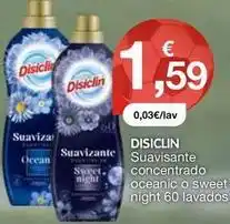 CashDiplo Disiclin - suavizante concentrado oceanic o sweet night 60 lavados oferta