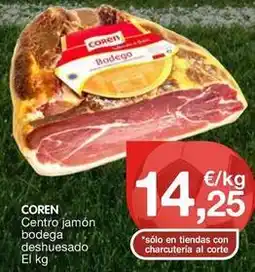 CashDiplo Coren - centro jamón bodega deshuesado oferta