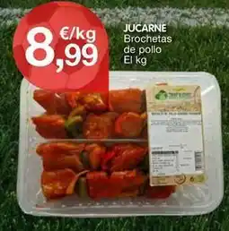 CashDiplo Jucarne - brochetas de pollo oferta