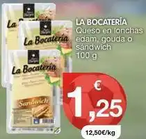 CashDiplo Bocatel - queso en lonchas edam, gouda o sandwich oferta