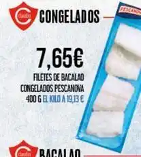 Claudio Pescanova - filetes de bacalao congelados oferta