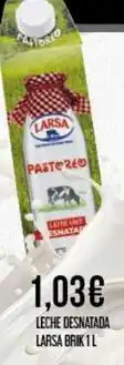 Claudio Larsa - leche desnatada oferta