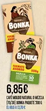 Claudio Bonka - café molido natural o mezcla oferta
