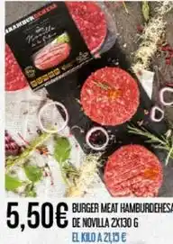 Claudio Burger meat hamburgerhesa de novilla oferta