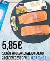 Claudio Exkimo - salmón noruego congelado 2 porciones oferta