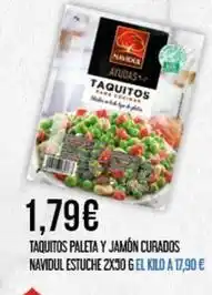 Claudio Navidul - taquitos paleta y jamon curados estuche oferta