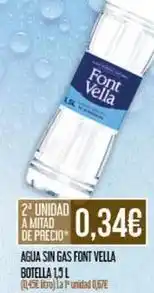 Claudio Font vella - agua sin gas oferta