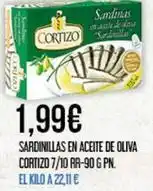 Claudio Cortizo - sardinillas en aceite de oliva oferta