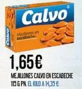 Claudio Calvo - mejillones en escabeche oferta