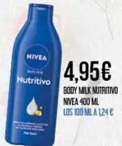 Claudio Nivea - body milk nutritivo oferta