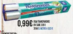 Claudio Sabe - film transparente oferta