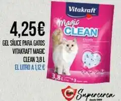 Claudio Vitakraft - gel silice para gatos magic clean oferta